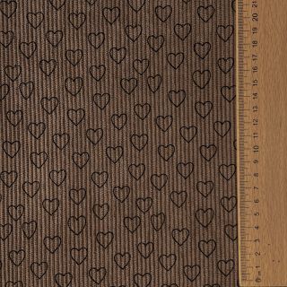 Corduroy STRETCH Little love taupe