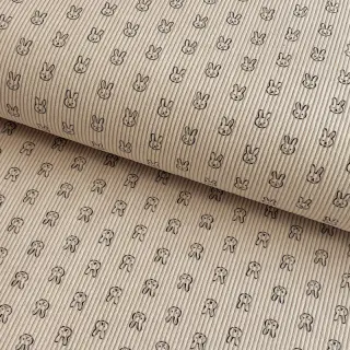 Corduroy STRETCH Little bunny light sand