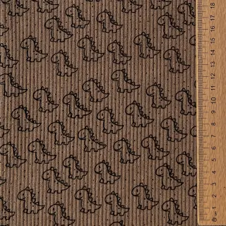 Corduroy STRETCH Little dino taupe