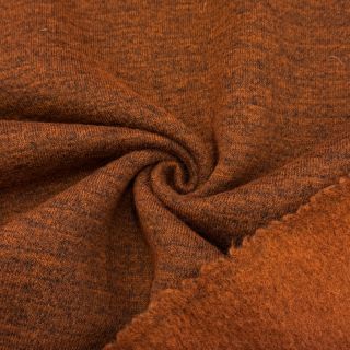 Coat fabric PRATO wool brick melange