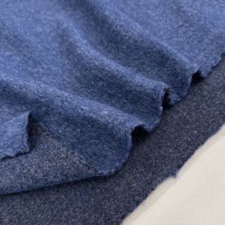 Coat fabric PRATO wool jeans