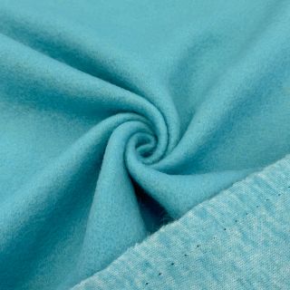 Coat fabric PRATO wool aqua
