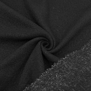 Coat fabric PRATO perfect wool black