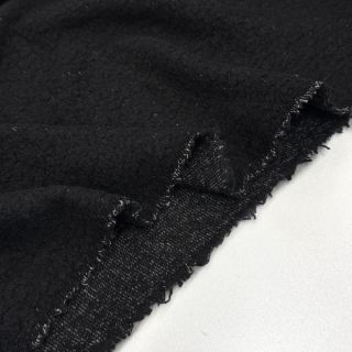 Coat fabric PRATO perfect wool black