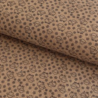 Corduroy STRETCH Little sheep sand