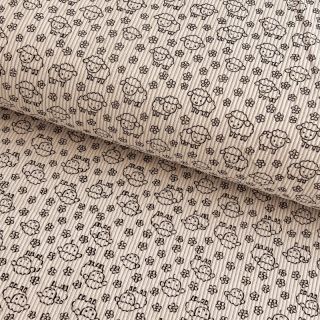 Corduroy STRETCH Little sheep light sand