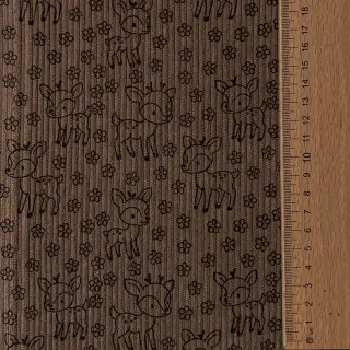 Corduroy STRETCH Little deer taupe