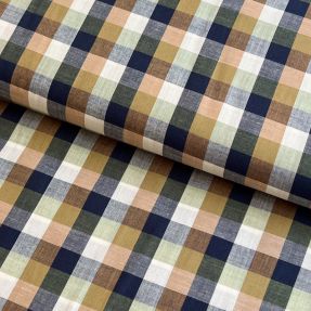 Cotton fabric YARN DYED Square pickle