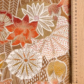 Decoration fabric jacquard Opium allover peanut