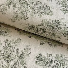 Decoration fabric RUSTIC VINTAGE PRINT Gabrielle kaki