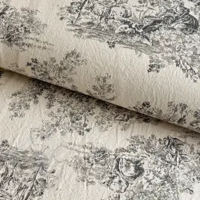 Decoration fabric RUSTIC VINTAGE PRINT Gabrielle fusian