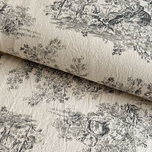 Decoration fabric RUSTIC VINTAGE PRINT Gabrielle fusian