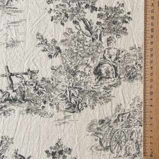 Decoration fabric RUSTIC VINTAGE PRINT Gabrielle fusian