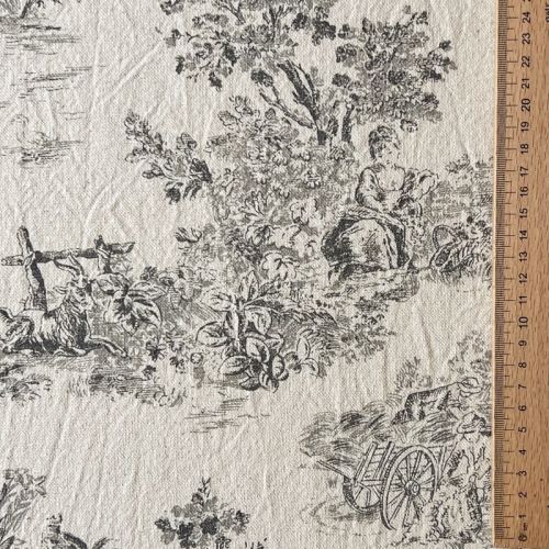 Decoration fabric RUSTIC VINTAGE PRINT Gabrielle fusian