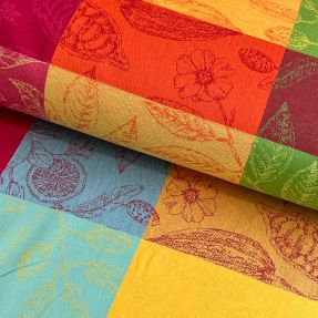 Decoration fabric FRENCH TABLE CLOTH JACQUARD Cabosse allover summer