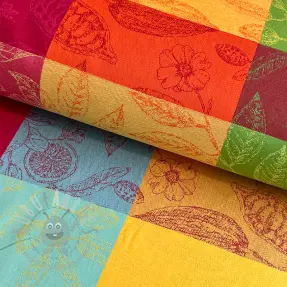 Decoration fabric FRENCH TABLE CLOTH JACQUARD Cabosse allover summer