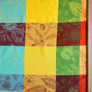 Decoration fabric FRENCH TABLE CLOTH JACQUARD Cabosse allover summer