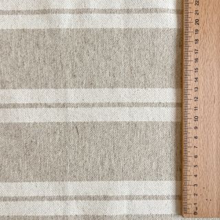 Decoration fabric jacquard LINEN LOOK Etretat lin