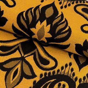 Decoration fabric jacquard Baccara gold