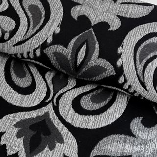 Decoration fabric jacquard Baccara argent