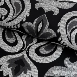 Decoration fabric jacquard Baccara argent