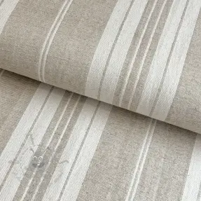 Decoration fabric jacquard LINEN LOOK Granville lin