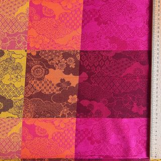 Decoration fabric FRENCH TABLE CLOTH JACQUARD Niwa allover harissa
