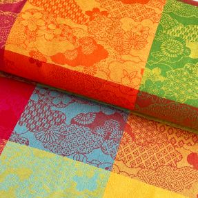 Decoration fabric FRENCH TABLE CLOTH JACQUARD Niwa allover summer