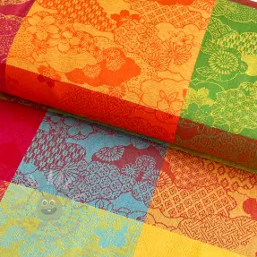 Decoration fabric FRENCH TABLE CLOTH JACQUARD Niwa allover summer