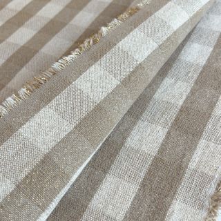 Decoration fabric Celestin LUREX ficelle