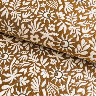 Decoration fabric jacquard Sunlight jaune