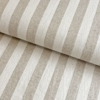 Decoration fabric jacquard LINEN LOOK Cabourg lin