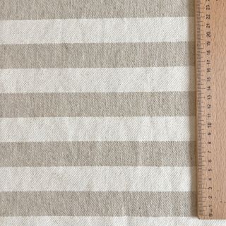 Decoration fabric jacquard LINEN LOOK Cabourg lin