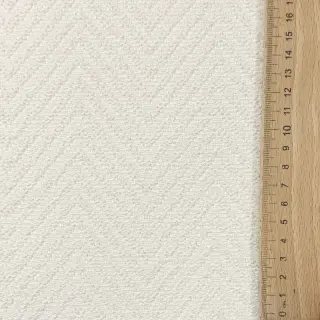 Decoration fabric jacquard Saxo ecru