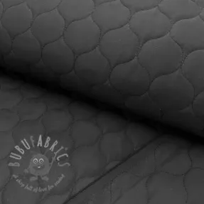 Stepped fabric Round black
