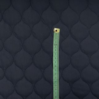 Stepped fabric Round navy