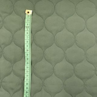Stepped fabric Round sage