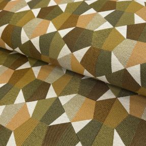 Decoration fabric jacquard Mustang gold
