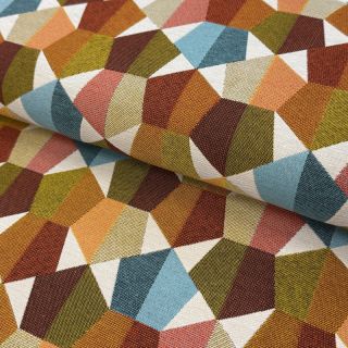 Decoration fabric jacquard Mustang multi