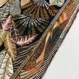 Decoration fabric jacquard Egypte noir