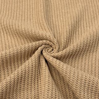 Knit fabrics BIG KNIT beige