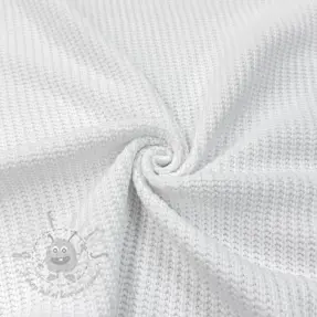 Knit fabrics BIG KNIT white