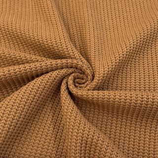 Knit fabrics BIG KNIT brown