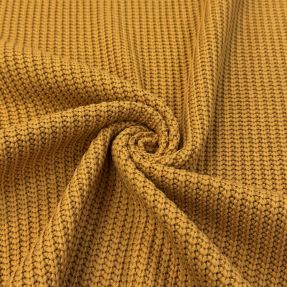 Knit fabrics BIG KNIT mustard