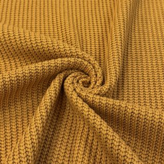 Knit fabrics BIG KNIT mustard