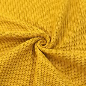 Knit fabrics BIG KNIT yellow