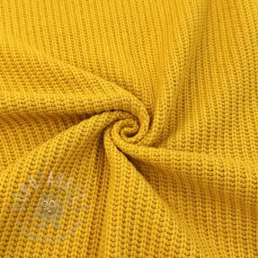 Knit fabrics BIG KNIT yellow