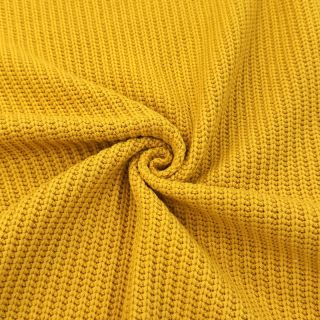 Knit fabrics BIG KNIT yellow