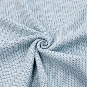 Knit fabrics BIG KNIT baby blue