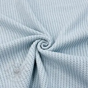 Knit fabrics BIG KNIT baby blue